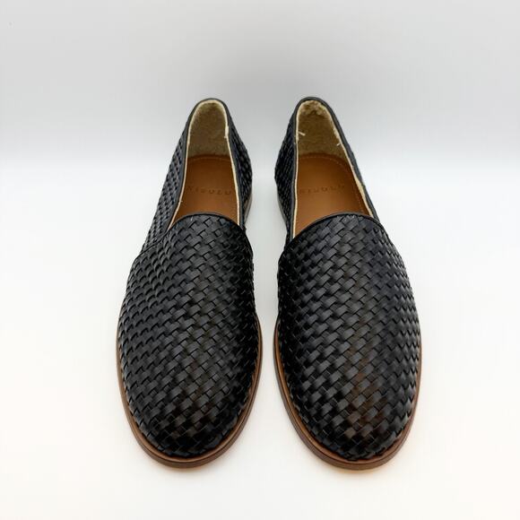 Nisolo Alejandro Mens Woven Slip-on Loafer US 10 Black Leather NIB - Picture 4 of 10